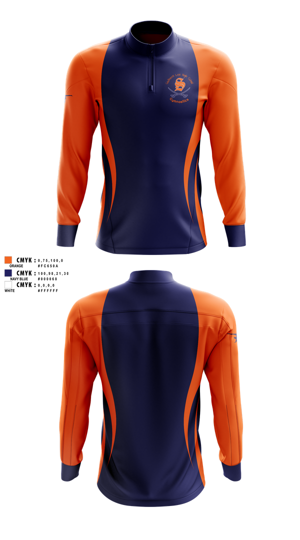 Quarter Zip Jacket, Southern Lee Gymnastics, Spirit Store, Teamtime, Team time, sublimation, custom sports apparel, team uniforms, spirit wear, spiritwear, sports uniforms, custom shirts, team store, custom team store, fundraiser sports, apparel fundraiser