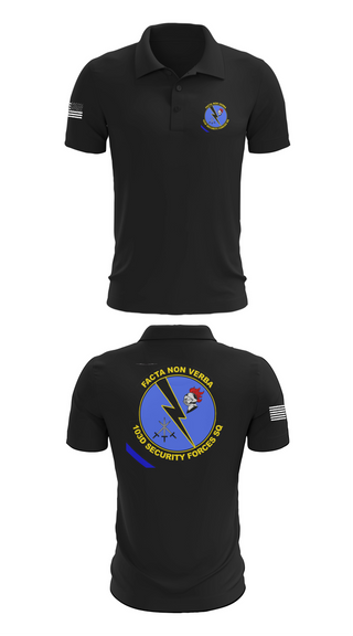 Short Sleeve Performance Polo, 103d SECURITY FORCES SQUADRON, , Teamtime, Team time, sublimation, custom sports apparel, team uniforms, spirit wear, spiritwear, sports uniforms, custom shirts, team store, custom team store, fundraiser sports, apparel fundraiser