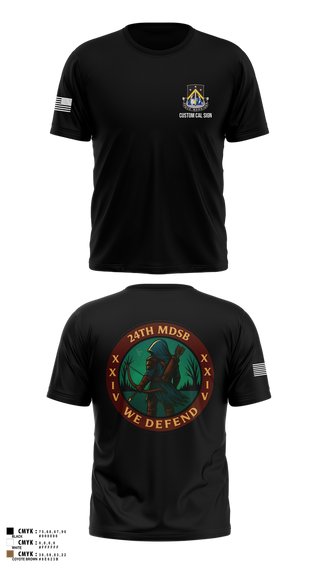 Short Sleeve Performance Shirt, 24th MDSB, Army, Teamtime, Team time, sublimation, custom sports apparel, team uniforms, spirit wear, spiritwear, sports uniforms, custom shirts, team store, custom team store, fundraiser sports, apparel fundraiser