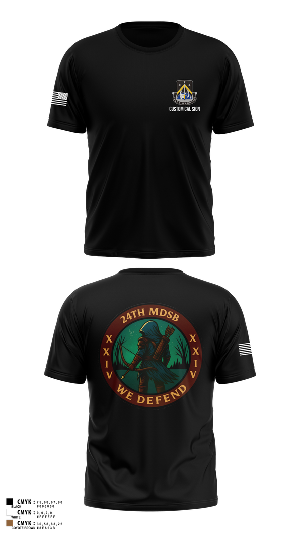 Short Sleeve Performance Shirt, 24th MDSB, Army, Teamtime, Team time, sublimation, custom sports apparel, team uniforms, spirit wear, spiritwear, sports uniforms, custom shirts, team store, custom team store, fundraiser sports, apparel fundraiser