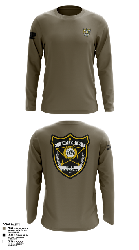 Long Sleeve Performance Shirt, Explorer Post 2247, , Teamtime, Team time, sublimation, custom sports apparel, team uniforms, spirit wear, spiritwear, sports uniforms, custom shirts, team store, custom team store, fundraiser sports, apparel fundraiser