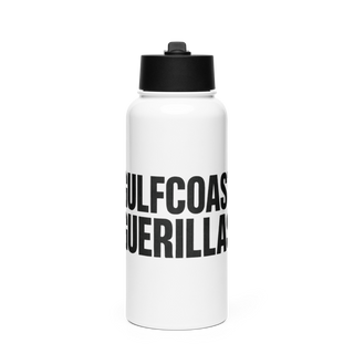 Gulfcoast Guerillas 63663465 Stainless Steel Water Bottle with a Straw Lid