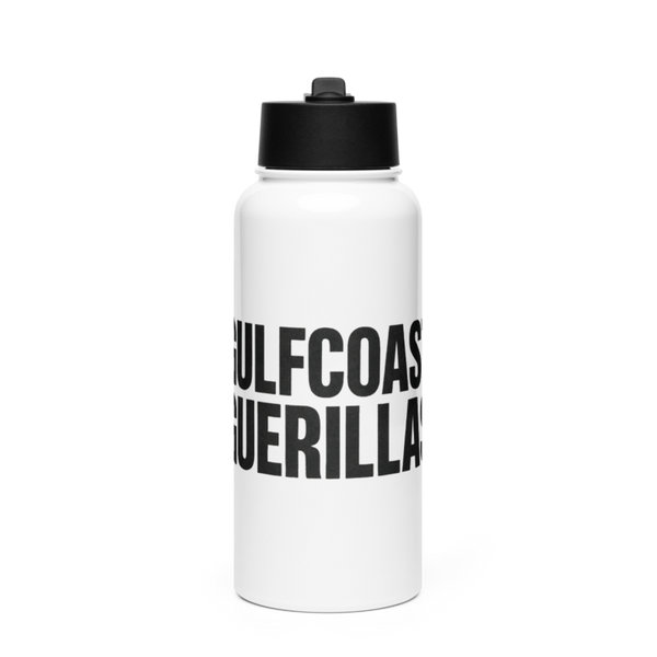 Gulfcoast Guerillas 63663465 Stainless Steel Water Bottle with a Straw Lid