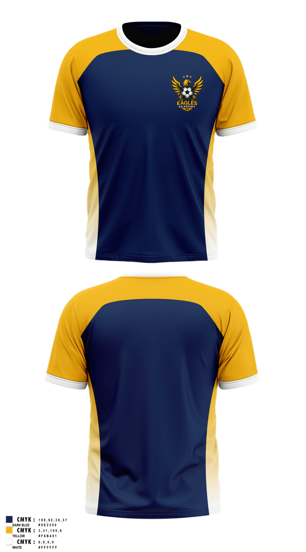 Short Sleeve Performance Shirt, Eagles SC, Men's Soccer, Teamtime, Team time, sublimation, custom sports apparel, team uniforms, spirit wear, spiritwear, sports uniforms, custom shirts, team store, custom team store, fundraiser sports, apparel fundraiser