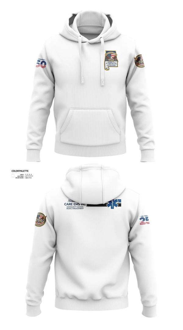 Hoodie, Alabama CARE EMS Inc., EMS/EMT, Teamtime, Team time, sublimation, custom sports apparel, team uniforms, spirit wear, spiritwear, sports uniforms, custom shirts, team store, custom team store, fundraiser sports, apparel fundraiser