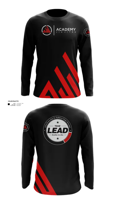 Academy Jiu Jitsu 15713336 Long Sleeve Performance Shirt 30