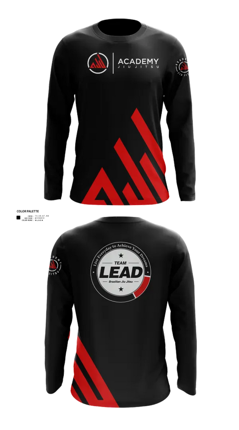 Long Sleeve Performance Shirt, Academy Jiu Jitsu, , Teamtime, Team time, sublimation, custom sports apparel, team uniforms, spirit wear, spiritwear, sports uniforms, custom shirts, team store, custom team store, fundraiser sports, apparel fundraiser