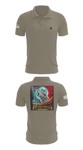 Short Sleeve Performance Polo, 1st Combat Readiness Regiment, , Teamtime, Team time, sublimation, custom sports apparel, team uniforms, spirit wear, spiritwear, sports uniforms, custom shirts, team store, custom team store, fundraiser sports, apparel fundraiser