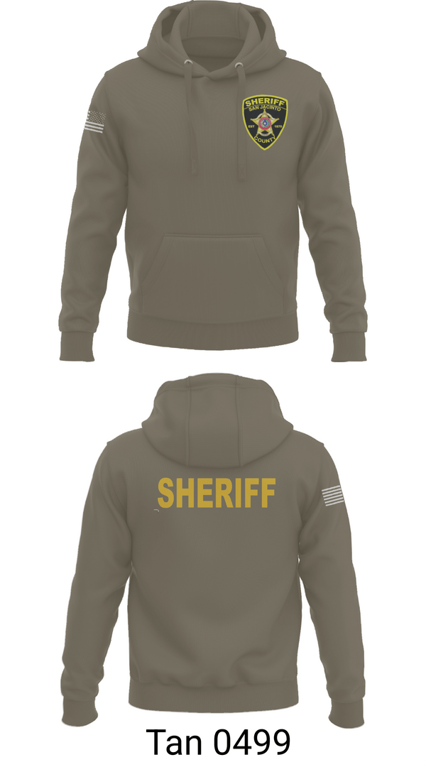 Hoodie, San Jacinto County Sheriff's Office, Police, Teamtime, Team time, sublimation, custom sports apparel, team uniforms, spirit wear, spiritwear, sports uniforms, custom shirts, team store, custom team store, fundraiser sports, apparel fundraiser