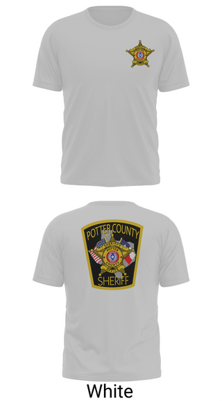 Short Sleeve Performance Shirt, Potter County Sheriff's Office, Police, Teamtime, Team time, sublimation, custom sports apparel, team uniforms, spirit wear, spiritwear, sports uniforms, custom shirts, team store, custom team store, fundraiser sports, apparel fundraiser