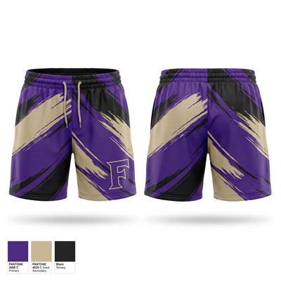 Fowlerville Gladiators Athletic Shorts With Pockets - 1