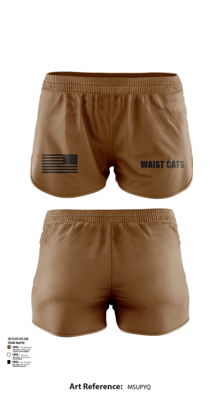 Ranger Panties, Waist Cats, , Teamtime, Team time, sublimation, custom sports apparel, team uniforms, spirit wear, spiritwear, sports uniforms, custom shirts, team store, custom team store, fundraiser sports, apparel fundraiser