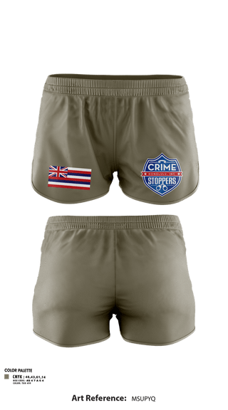 Ranger Panties, CrimeStoppers Honolulu, Police, Teamtime, Team time, sublimation, custom sports apparel, team uniforms, spirit wear, spiritwear, sports uniforms, custom shirts, team store, custom team store, fundraiser sports, apparel fundraiser