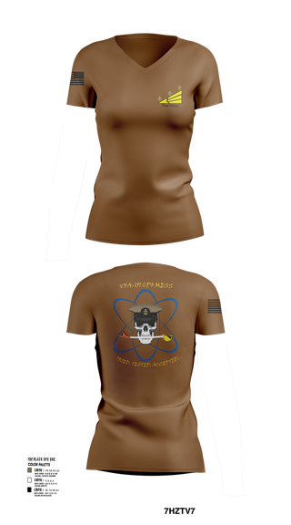 Womens Short Sleeve Vneck Shirt, VFA-151, , Teamtime, Team time, sublimation, custom sports apparel, team uniforms, spirit wear, spiritwear, sports uniforms, custom shirts, team store, custom team store, fundraiser sports, apparel fundraiser