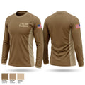 B Co 122 Fire Birds Long Sleeve Performance Shirt - 1