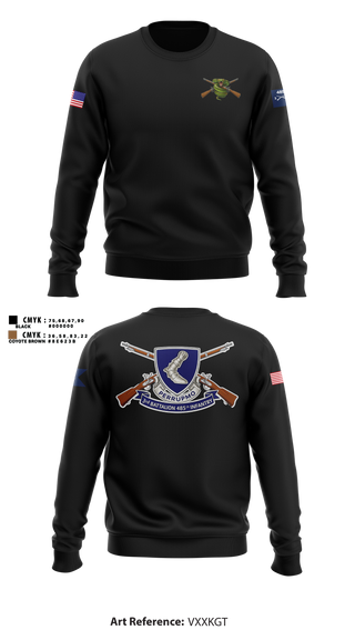 Crew Neck Sweatshirt, 3/485th IN BN VIPERS, Army, Teamtime, Team time, sublimation, custom sports apparel, team uniforms, spirit wear, spiritwear, sports uniforms, custom shirts, team store, custom team store, fundraiser sports, apparel fundraiser