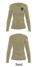 Florence K-9 42822688 Women's Long Sleeve V-neck Shirt - 92