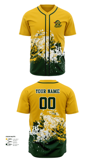 Full Button Baseball Jersey, Jamming Tacos, Baseball, Teamtime, Team time, sublimation, custom sports apparel, team uniforms, spirit wear, spiritwear, sports uniforms, custom shirts, team store, custom team store, fundraiser sports, apparel fundraiser