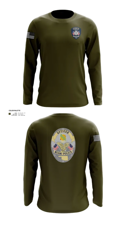 MPD Patrol 83314976 Long Sleeve Performance Shirt 22