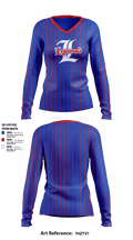 Leander Legends 36216540 Women's Long Sleeve V-neck Shirt - 10