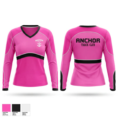 Anchor Track Club Women's Long Sleeve V-neck Shirt - 1