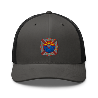 Phoenix Fire Department Retro Trucker Hat | Yupoong 6606