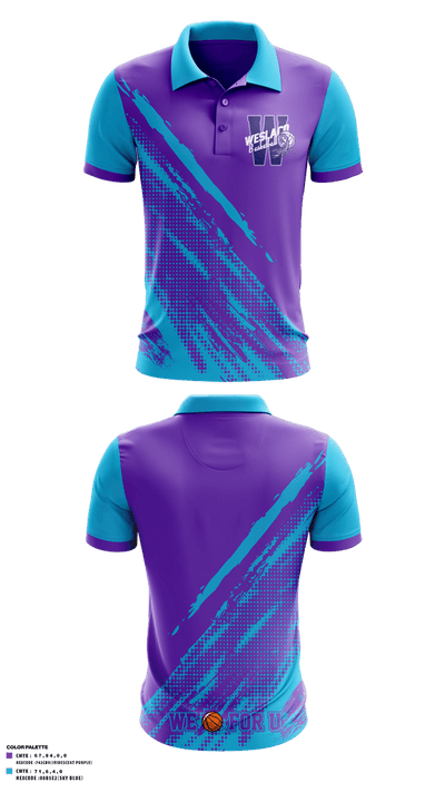 Weslaco Scorpions 41640937 Short Sleeve Performance Polo - 2