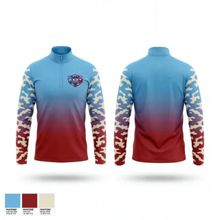 Quarter Zip Jacket, GSOT Sports, , Teamtime, Team time, sublimation, custom sports apparel, team uniforms, spirit wear, spiritwear, sports uniforms, custom shirts, team store, custom team store, fundraiser sports, apparel fundraiser