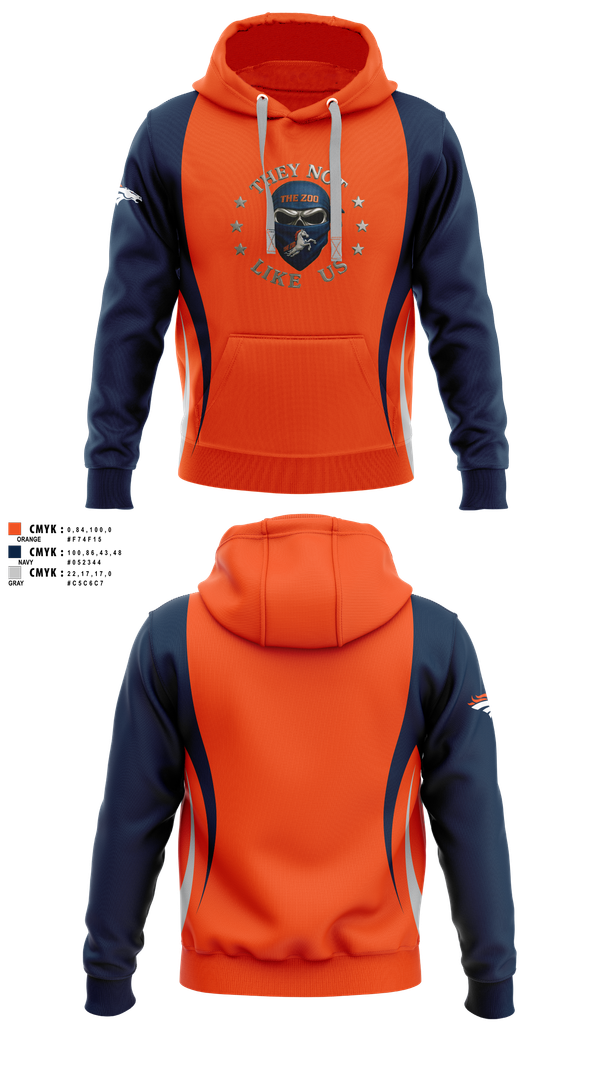 Hoodie, Broncos, , Teamtime, Team time, sublimation, custom sports apparel, team uniforms, spirit wear, spiritwear, sports uniforms, custom shirts, team store, custom team store, fundraiser sports, apparel fundraiser