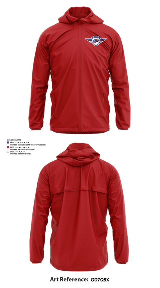 Windbreaker, Grand Forks Youth Hockey Association, Ice Hockey, Teamtime, Team time, sublimation, custom sports apparel, team uniforms, spirit wear, spiritwear, sports uniforms, custom shirts, team store, custom team store, fundraiser sports, apparel fundraiser