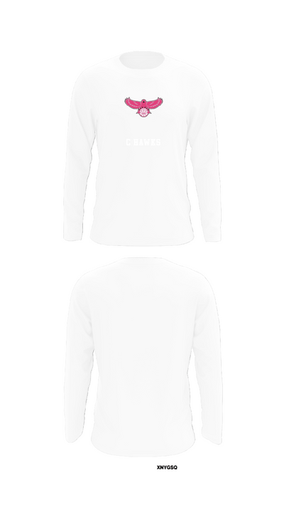 C hawks 35241683 Long Sleeve Performance Shirt - 8