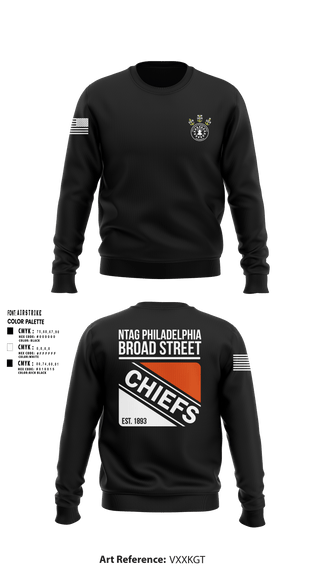 Crew Neck Sweatshirt, NTAG Philadelphia, Navy, Teamtime, Team time, sublimation, custom sports apparel, team uniforms, spirit wear, spiritwear, sports uniforms, custom shirts, team store, custom team store, fundraiser sports, apparel fundraiser
