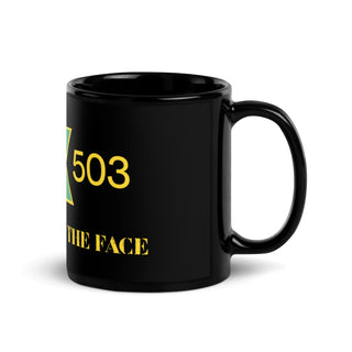 21ST MILITARY POLICE COMPANY (AIRBORNE) 69351139 Black Glossy Mug-1