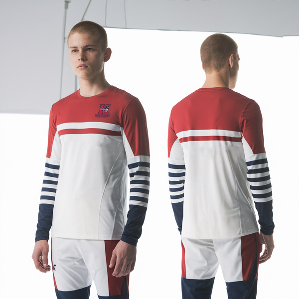 Long Sleeve Performance Shirt, Heritage Patriots Cross Country, Cross Country, Teamtime, Team time, sublimation, custom sports apparel, team uniforms, spirit wear, spiritwear, sports uniforms, custom shirts, team store, custom team store, fundraiser sports, apparel fundraiser