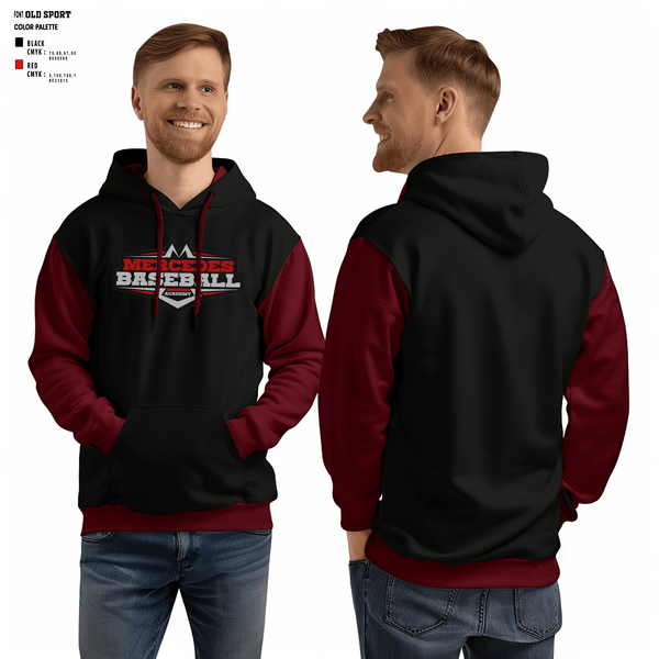 Hoodie, Mercedes Baseball Academy, Baseball, Teamtime, Team time, sublimation, custom sports apparel, team uniforms, spirit wear, spiritwear, sports uniforms, custom shirts, team store, custom team store, fundraiser sports, apparel fundraiser