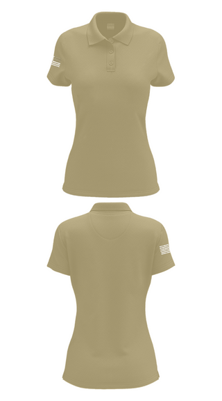 Women's Short Sleeve Performance Polo, PSD, Army, Teamtime, Team time, sublimation, custom sports apparel, team uniforms, spirit wear, spiritwear, sports uniforms, custom shirts, team store, custom team store, fundraiser sports, apparel fundraiser