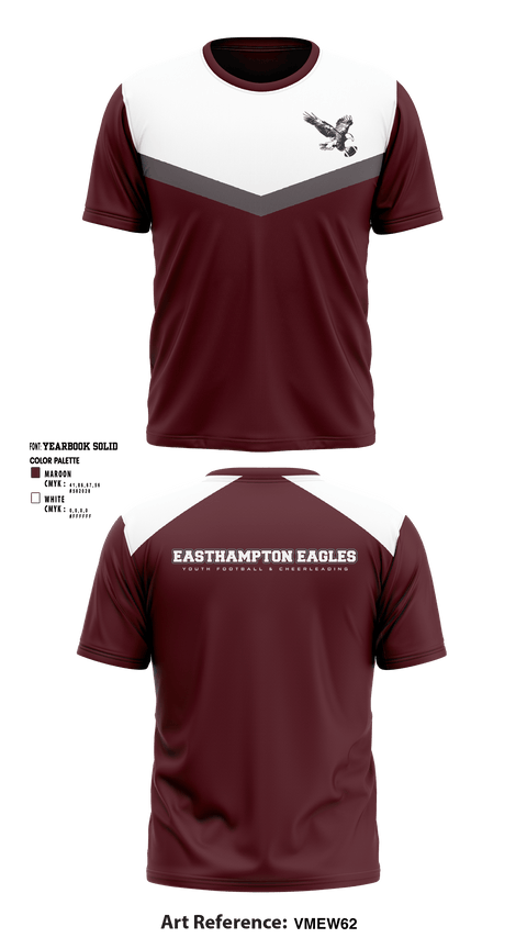 Short Sleeve Performance Shirt, Easthampton Eagles Youth Football & Cheerleading, Football, Teamtime, Team time, sublimation, custom sports apparel, team uniforms, spirit wear, spiritwear, sports uniforms, custom shirts, team store, custom team store, fundraiser sports, apparel fundraiser