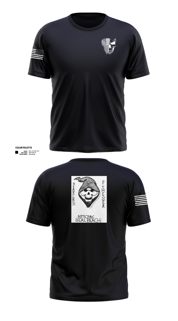 Old School Cotton Feel Shirt, NMCPAC Seal Beach, Navy, Teamtime, Team time, sublimation, custom sports apparel, team uniforms, spirit wear, spiritwear, sports uniforms, custom shirts, team store, custom team store, fundraiser sports, apparel fundraiser