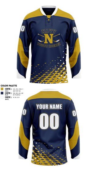 Hockey Jersey, Navy Youth Hockey, Ice Hockey, Teamtime, Team time, sublimation, custom sports apparel, team uniforms, spirit wear, spiritwear, sports uniforms, custom shirts, team store, custom team store, fundraiser sports, apparel fundraiser