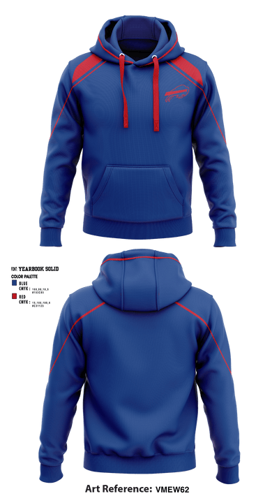 Keystone Bills Football and Cheer 89420686 Hoodie - 1