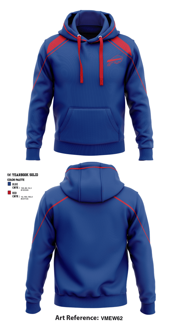 Hoodie, Keystone Bills Football and Cheer, Football, Teamtime, Team time, sublimation, custom sports apparel, team uniforms, spirit wear, spiritwear, sports uniforms, custom shirts, team store, custom team store, fundraiser sports, apparel fundraiser