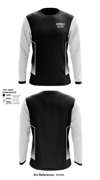 Long Sleeve Shooting Shirt, Humble Elite, Men's Basketball, Teamtime, Team time, sublimation, custom sports apparel, team uniforms, spirit wear, spiritwear, sports uniforms, custom shirts, team store, custom team store, fundraiser sports, apparel fundraiser
