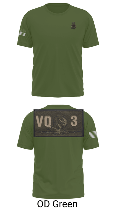 VQ-3 DET TRVS 52792969 Short Sleeve Performance Shirt - 53