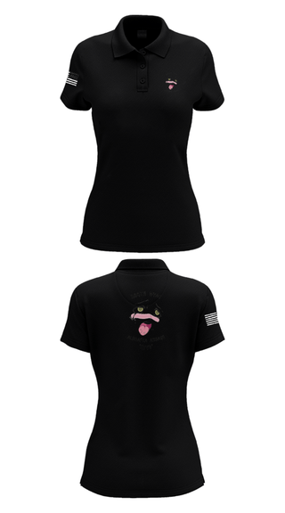 Women's Short Sleeve Performance Polo, 380th HVAC, , Teamtime, Team time, sublimation, custom sports apparel, team uniforms, spirit wear, spiritwear, sports uniforms, custom shirts, team store, custom team store, fundraiser sports, apparel fundraiser