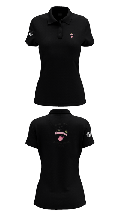 380th HVAC 14161864 Women's Short Sleeve Performance Polo  - 35