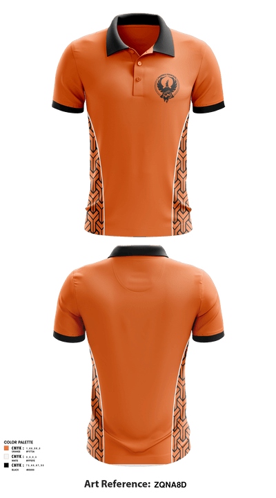 Phoenix Firebirds 49447818 Short Sleeve Performance Polo - 1