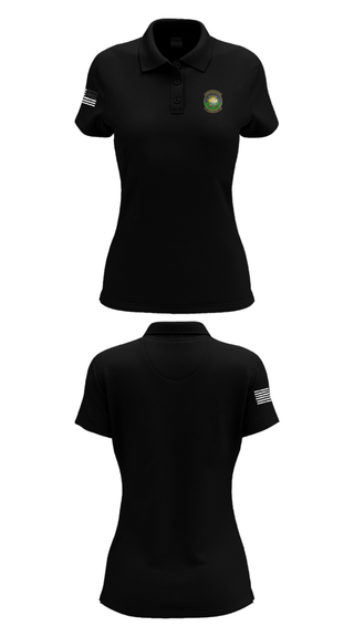 Women's Short Sleeve Performance Polo, 4th EMS, Air Force, Teamtime, Team time, sublimation, custom sports apparel, team uniforms, spirit wear, spiritwear, sports uniforms, custom shirts, team store, custom team store, fundraiser sports, apparel fundraiser
