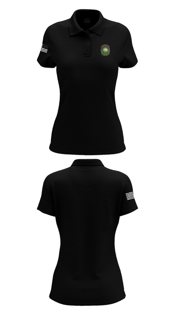 Women's Short Sleeve Performance Polo, 4th EMS, Air Force, Teamtime, Team time, sublimation, custom sports apparel, team uniforms, spirit wear, spiritwear, sports uniforms, custom shirts, team store, custom team store, fundraiser sports, apparel fundraiser