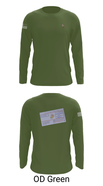 1/4 5379335 Long Sleeve Performance Shirt - 46