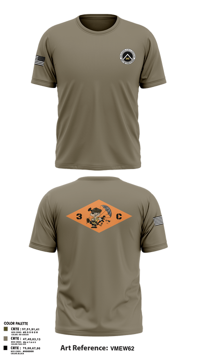3rd Platoon, CCo, 1-508th PIR 77513198 Old School Cotton Feel Shirt - 12